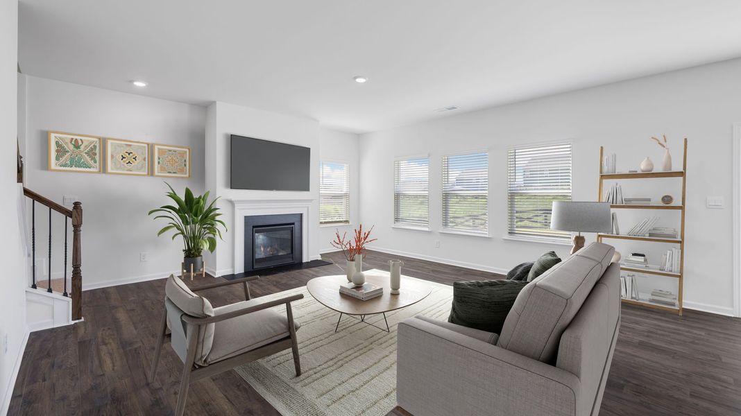 Furnished interior view inside a new home in Catlett Cove, Knoxville (Image 8).