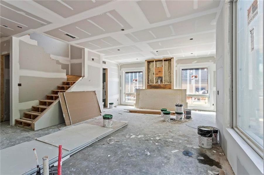 In-progress construction of a new home in , Atlanta, GA (Image 8).