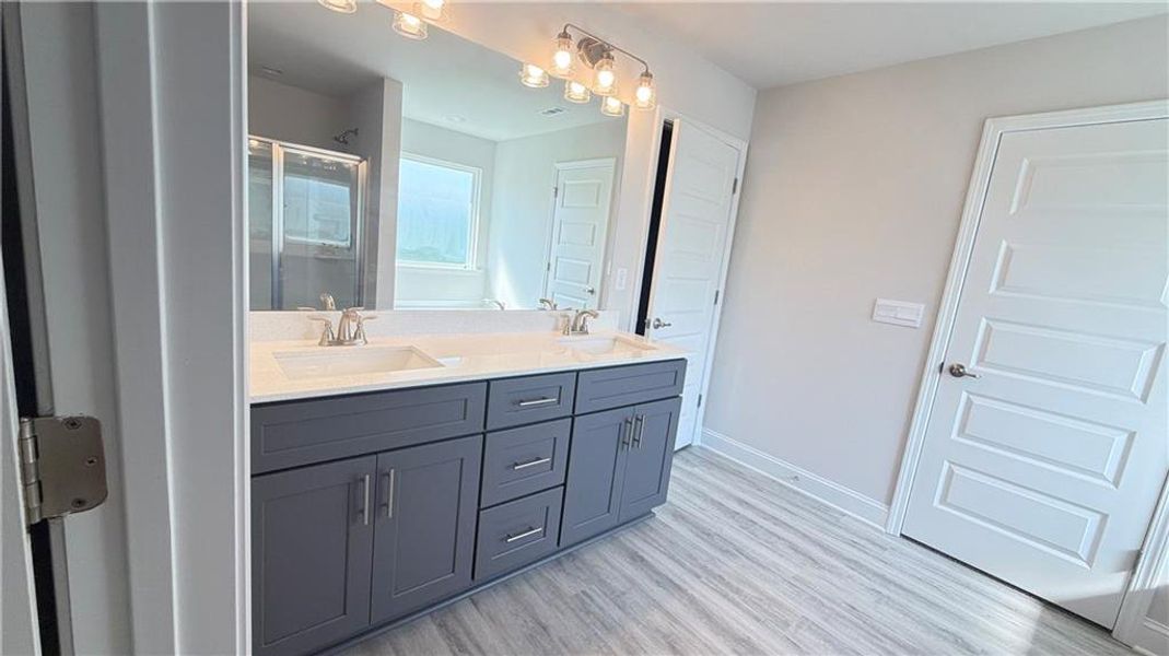 Furnished interior view inside a new home in Habersham Meadows, Demorest (Image 8).