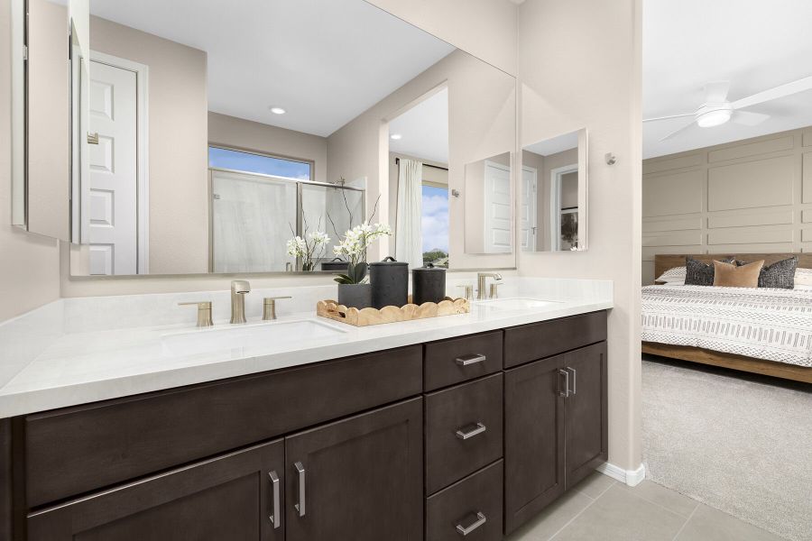 Representative furnished interior of a home built from the Pacific by Mattamy Homes in White Tank Vistas, Waddell (Image 12).