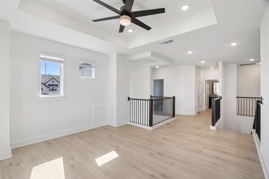 Spacious, unfurnished interior of a new home in Sauls Ranch, Round Rock (Image 31). Spacious, unfurnished interior of a new home in Sauls Ranch, Round Rock (Image 31).