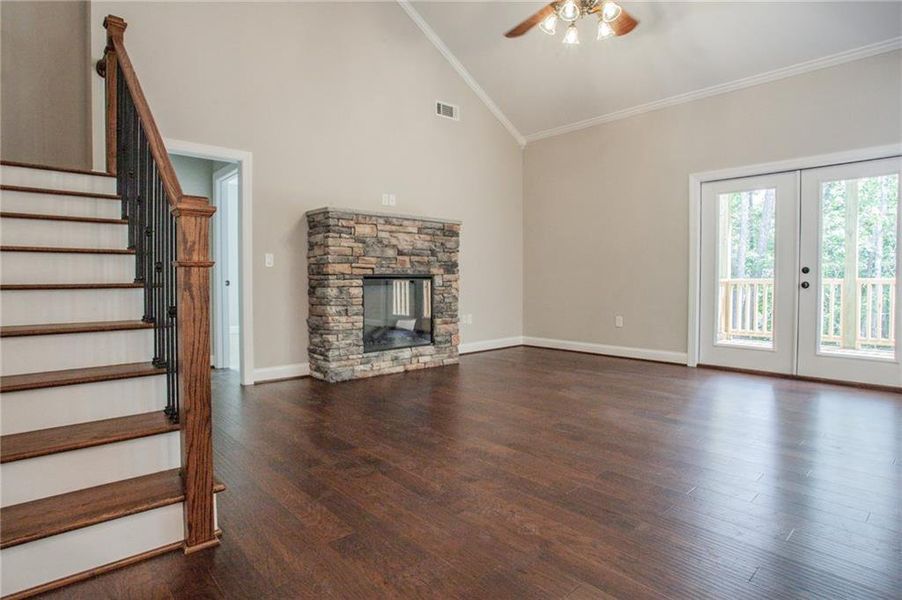 Spacious, unfurnished interior of a new home in , Villa Rica (Image 12).