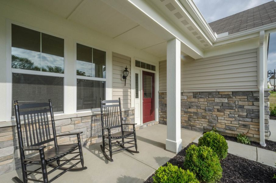Representative exterior details of a home built from the Edenton by Fischer Homes in Easton Park, Dallas (Image 3).