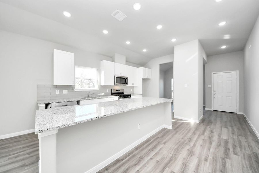 Furnished interior view inside a new home in , Houston (Image 7). Furnished interior view inside a new home in , Houston (Image 7).