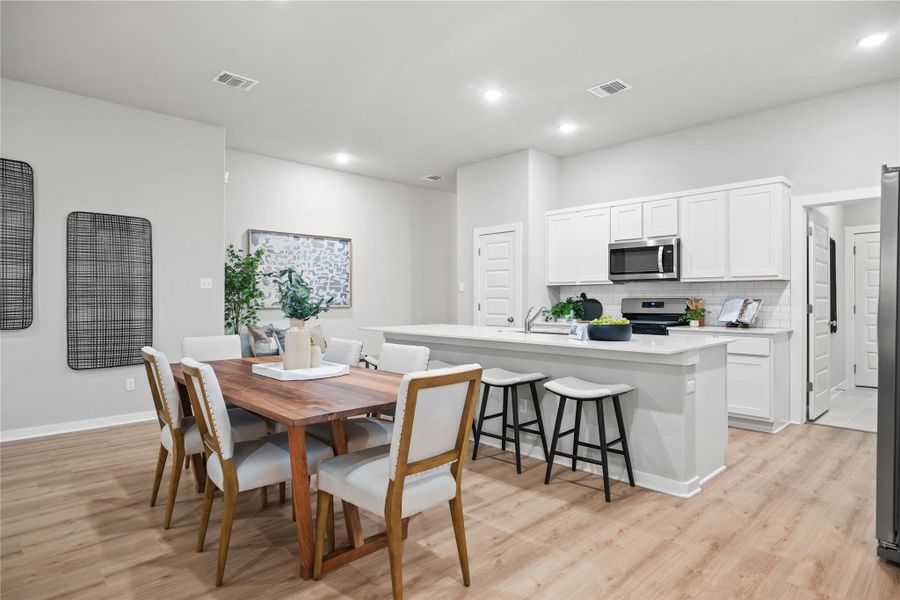 Furnished interior view inside a new home in Prairie Winds, Hutto (Image 34). Furnished interior view inside a new home in Prairie Winds, Hutto (Image 34).