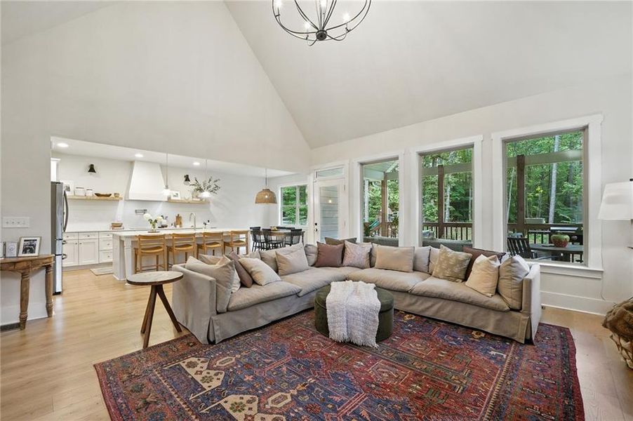 Furnished interior view inside a new home in , Acworth (Image 40).