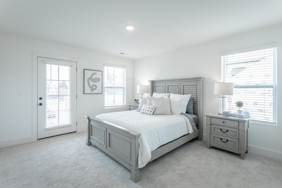 Representative furnished interior of a home built from the Annapolis - Mill Town by Parkside Builders in The Parks of Mill Town, Chattanooga (Image 18).