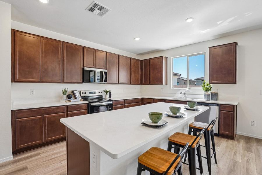 Furnished interior view inside a new home in Bella Camino Traditions, San Tan Valley (Image 7).