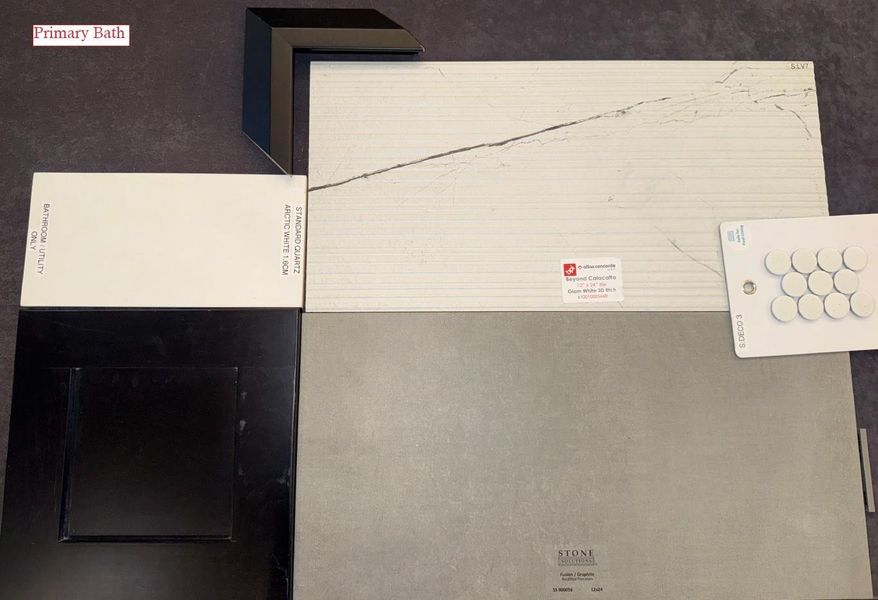 Sample of building materials used in homes in Legacy, League City (Image 6).