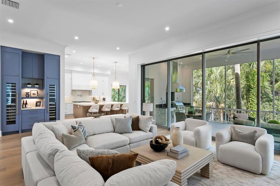 Furnished interior view inside a new home in , Tampa (Image 12).