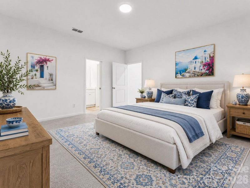 Furnished interior view inside a new home in , Granite Quarry (Image 7).