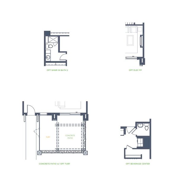 2D floor plan layout for the Monterey 3 by Grenadier Homes in The Tribute, The Colony, TX (Image 2). 2D floor plan layout for the Monterey 3 by Grenadier Homes in The Tribute, The Colony, TX (Image 2).