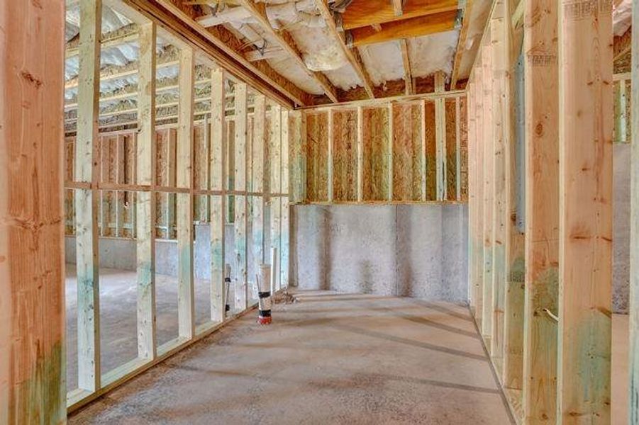 In-progress construction of a new home in Austin Ridge, Commerce, GA (Image 44).