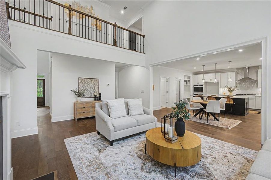Furnished interior view inside a new home in Ford Landing, Acworth (Image 8). Furnished interior view inside a new home in Ford Landing, Acworth (Image 8).