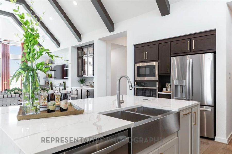 Furnished interior view inside a new home in Sonoma Verde: 60ft. lots, McLendon-Chisholm (Image 16).