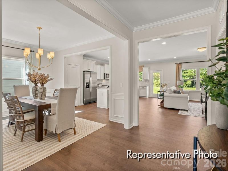 Furnished interior view inside a new home in Autumn Ridge, High Shoals (Image 7).