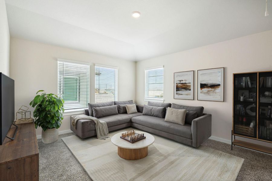 Photo is not of the actual home, but is an inspirational photo of builder’s model home and may depict options, furnishings, and/or decorator features that are not included Photo is not of the actual home, but is an inspirational photo of builder’s model home and may depict options, furnishings, and/or decorator features that are not included