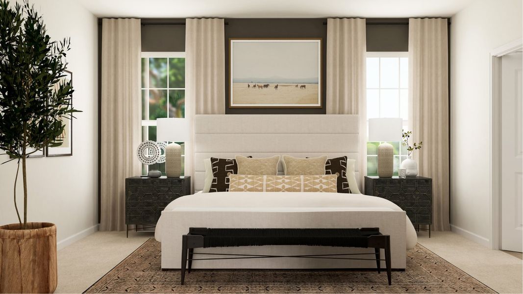 Representative furnished interior of a home built from the Cypress by Lennar in Elizabeth: Arbor, Fort Mill (Image 17).