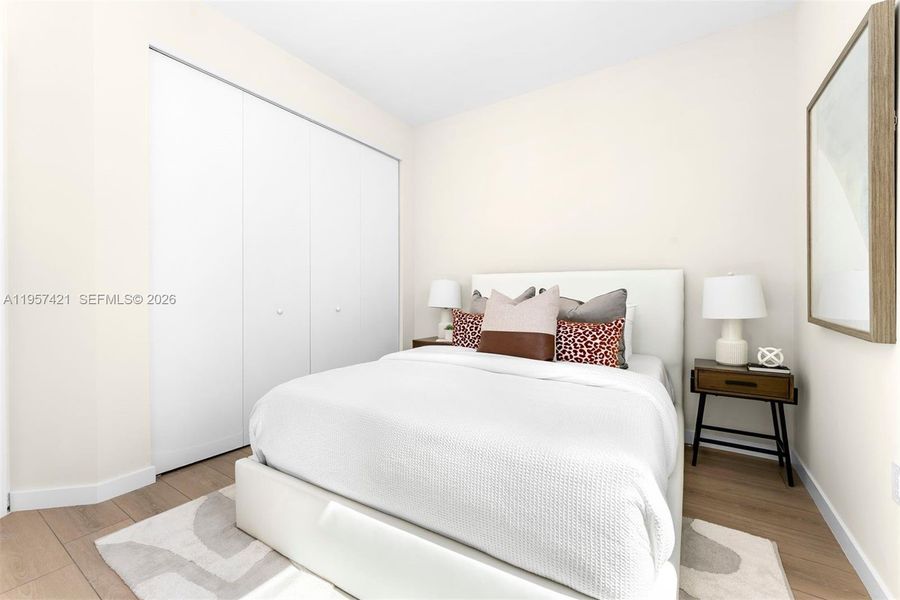 Furnished interior view inside a new home in , Miami (Image 5).