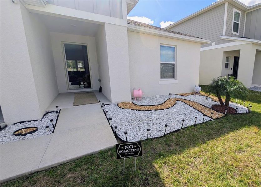 Exterior details and patio area of a home in Hammock Reserve, Haines City (Image 3). Exterior details and patio area of a home in Hammock Reserve, Haines City (Image 3).