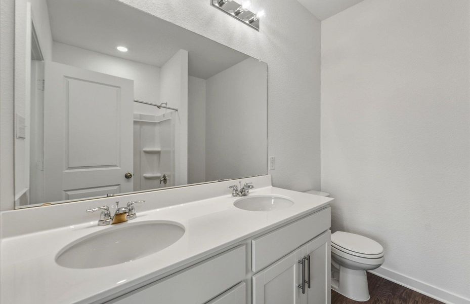 Furnished interior view inside a new home in Sonterra, Jarrell (Image 10).