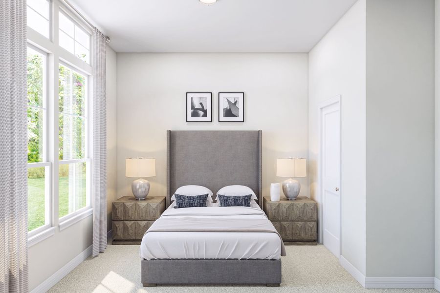 Representative furnished interior of a home built from the Verdin by Tri Pointe Homes in Oakhill Reserve, Tomball (Image 16).