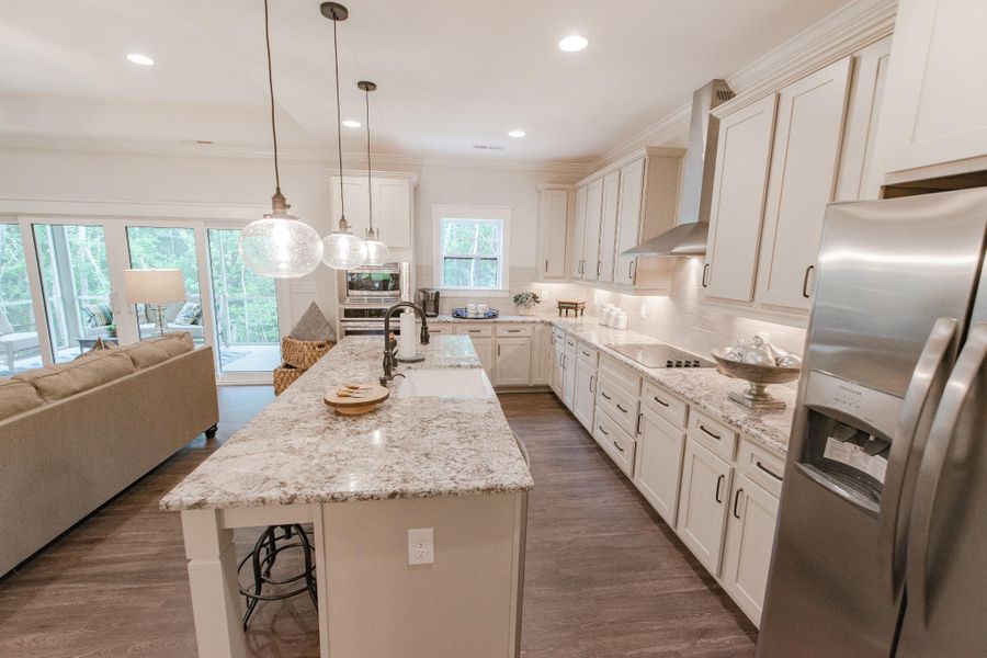 Representative furnished interior of a home built from the McKinley by Bill Clark Homes in The Sanctuary at Sunset Beach, Sunset Beach (Image 12). Representative furnished interior of a home built from the McKinley by Bill Clark Homes in The Sanctuary at Sunset Beach, Sunset Beach (Image 12).