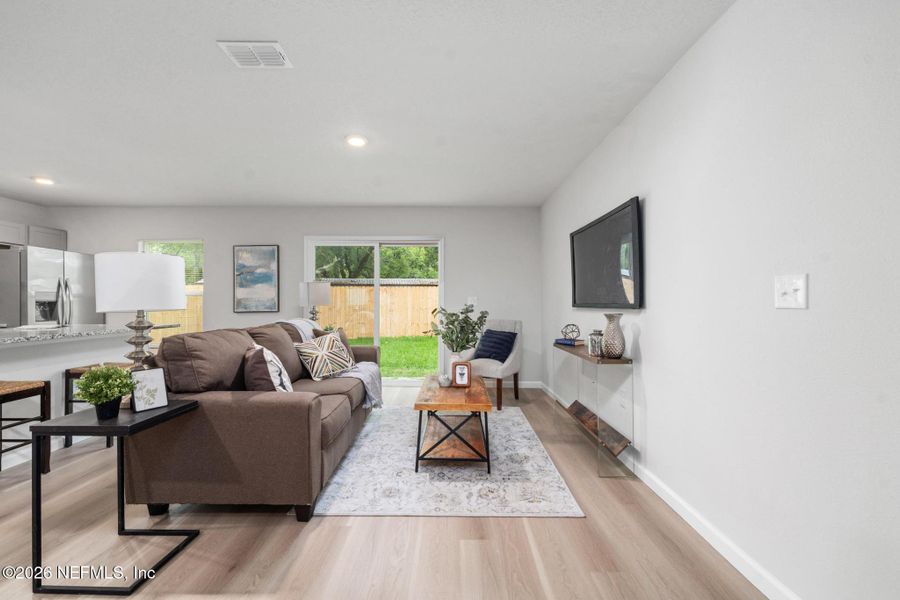 Furnished interior view inside a new home in , Jacksonville (Image 11).