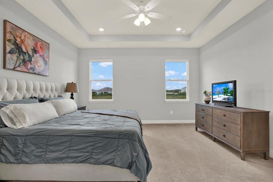 Furnished interior view inside a new home in Woodcreek, Wesley Chapel (Image 20).