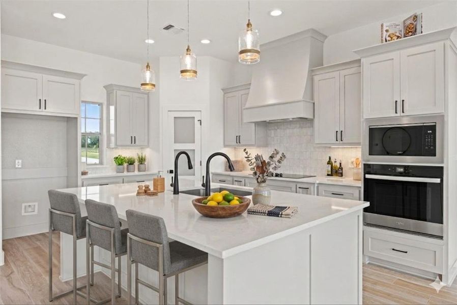 Furnished interior view inside a new home in Prairie Winds Estates, Poolville (Image 10).