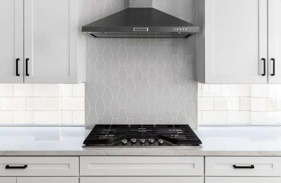 Kitchen backsplash detail