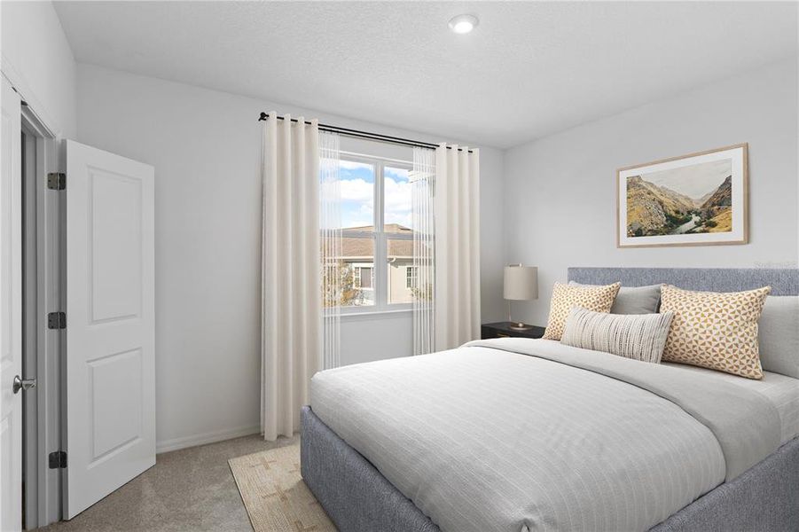 Furnished interior view inside a new home in , Tampa (Image 29). Furnished interior view inside a new home in , Tampa (Image 29).