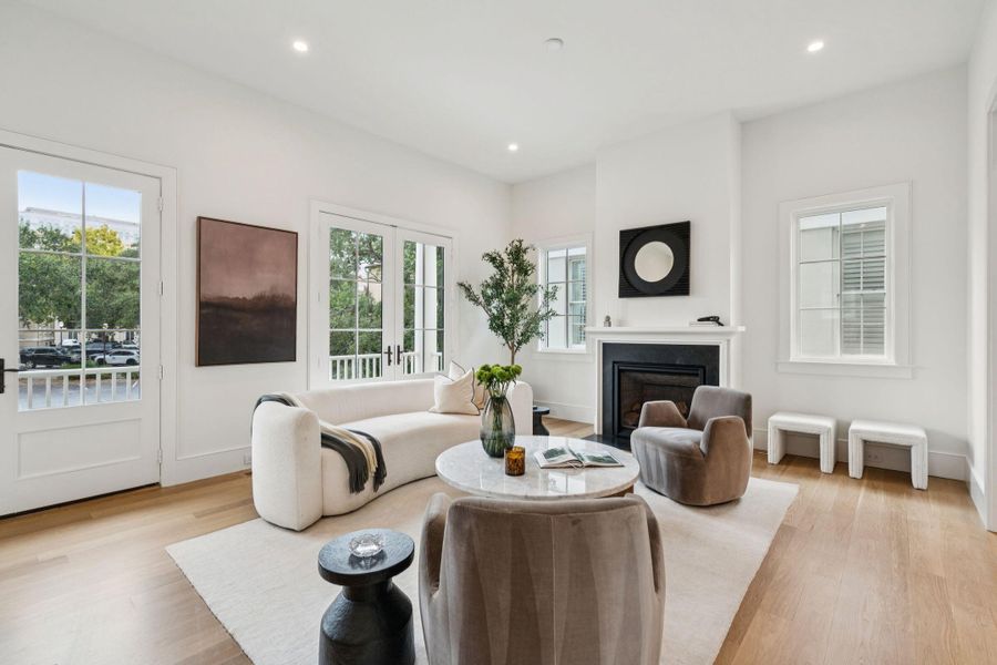 Furnished interior view inside a new home in , Charleston (Image 48).