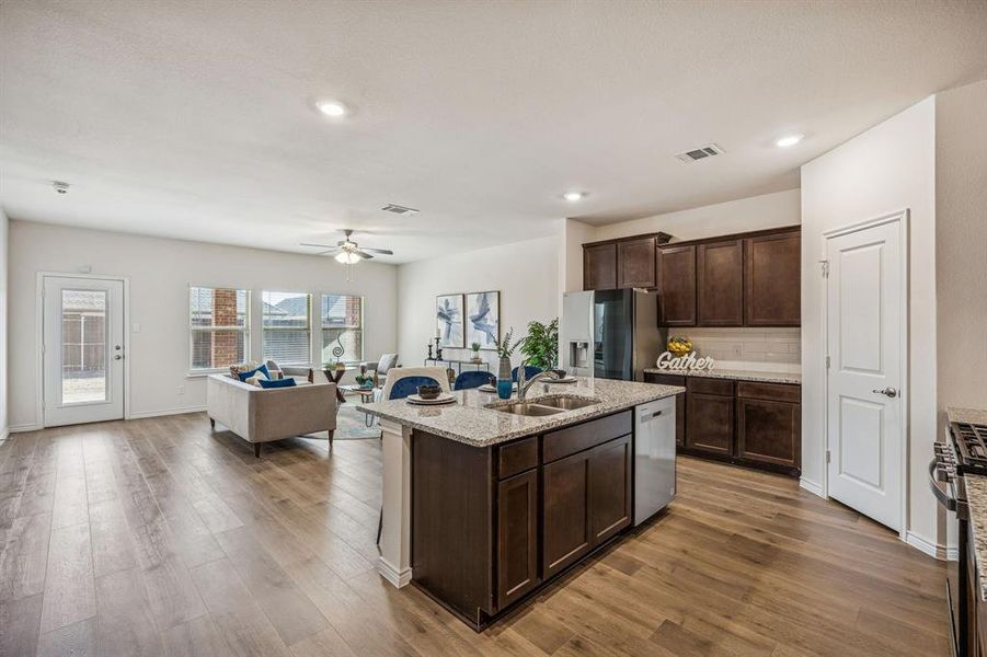 Furnished interior view inside a new home in , Princeton (Image 11).