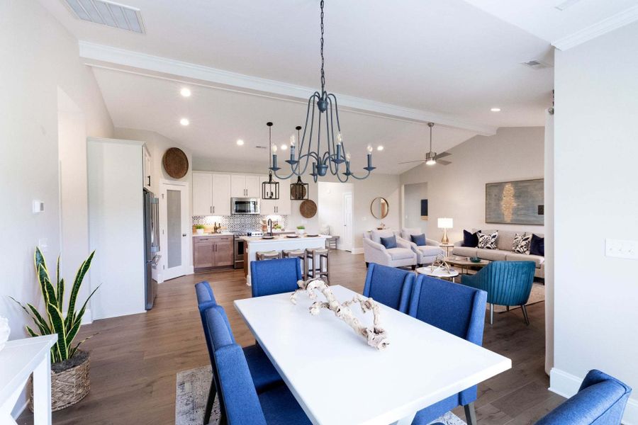Representative furnished interior of a home built from the Carver by Caviness & Cates Communities in Maggie Way, Wendell (Image 112).