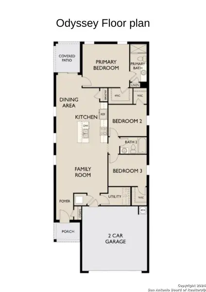 2D floor plan layout of this home in The Wilder, Adkins, TX (Image 3). 2D floor plan layout of this home in The Wilder, Adkins, TX (Image 3).