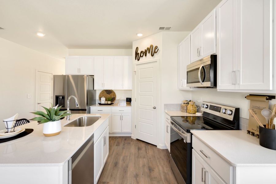 Furnished interior view inside a new home in Liberty Draw, Evans (Image 9).
