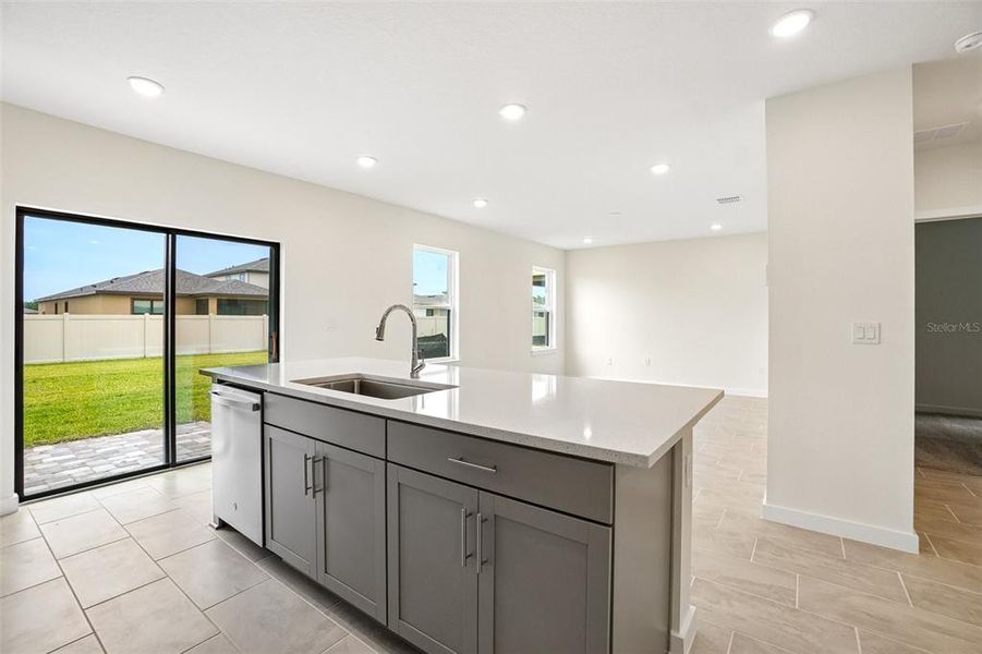 Furnished interior view inside a new home in Grasslands West, Lakeland (Image 6).