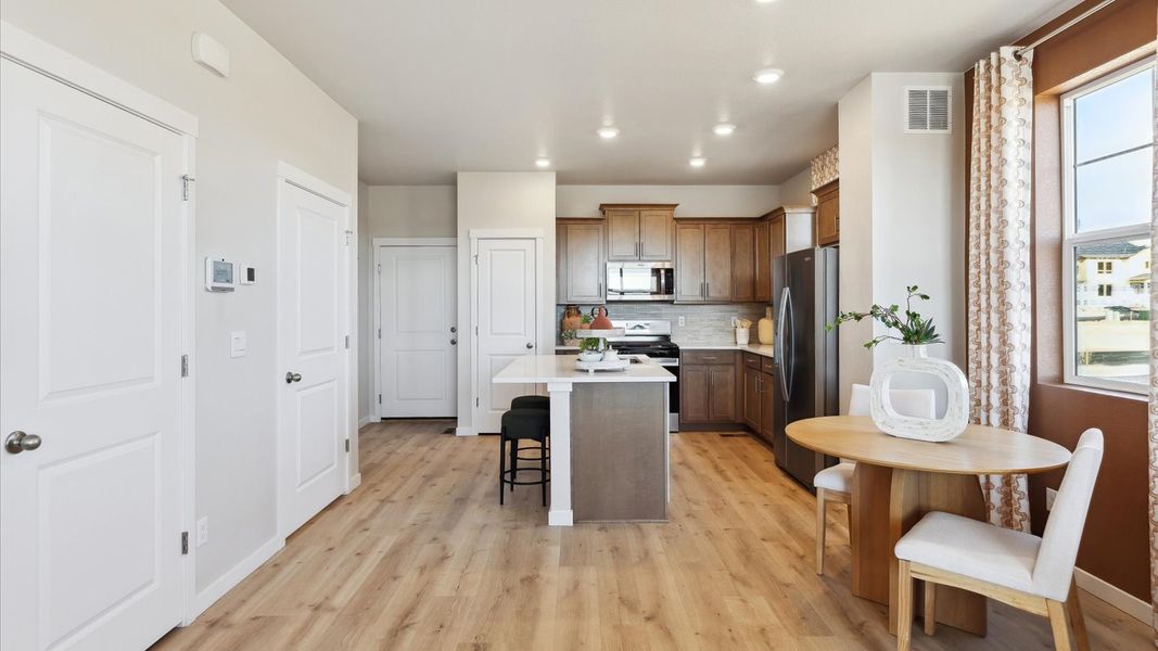 Furnished interior view inside a new home in Horizon Uptown, Aurora (Image 8).