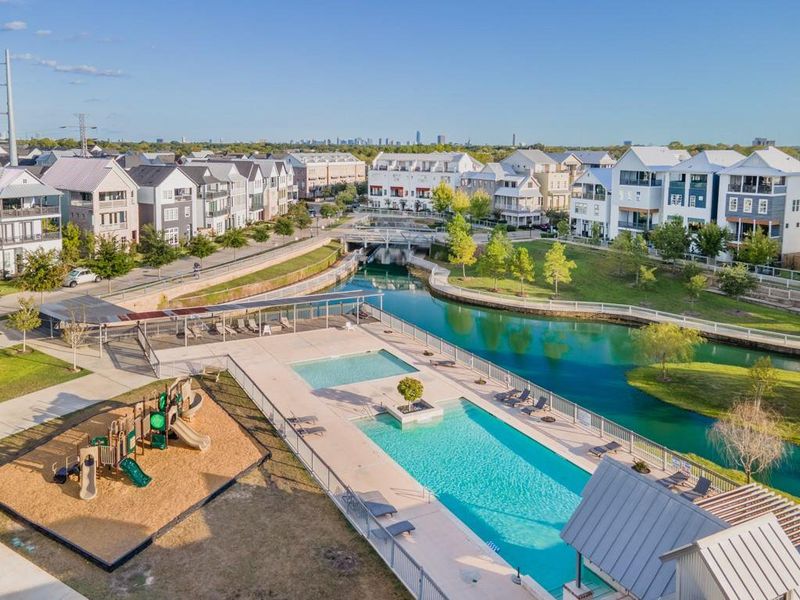 A New Construction Community w/ Actual Amenities! Kolbe Farms has Two Swimming Pools - Adult and Kids