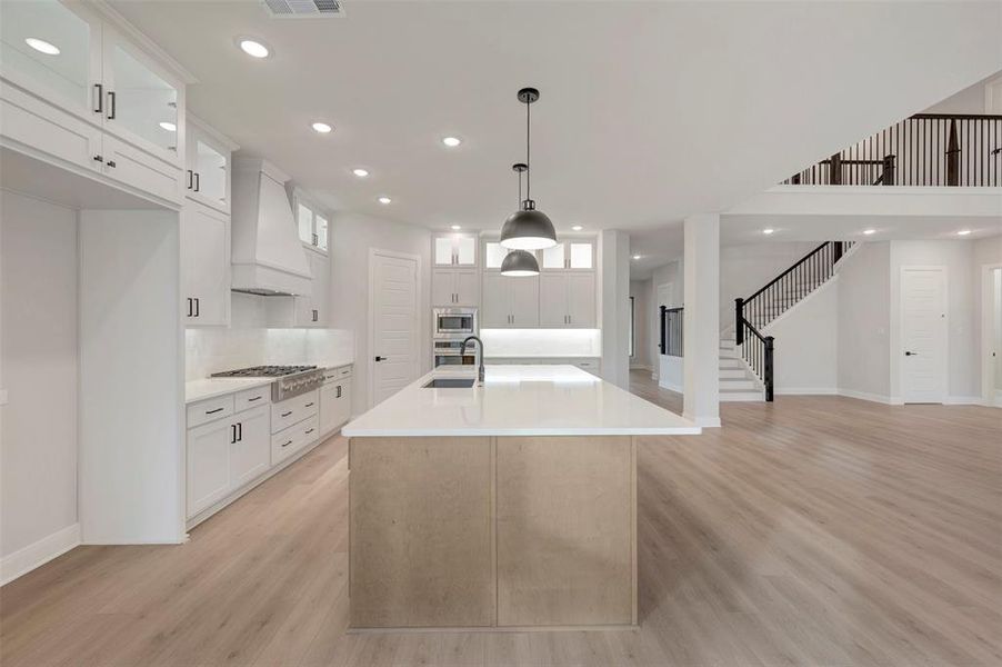 Furnished interior view inside a new home in Northshore at Lakewood Village - Estate Series, Lakewood Village (Image 6).