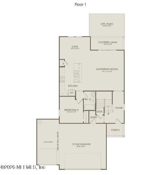 2D floor plan layout of this home in Double Branch, Middleburg, FL (Image 3). 2D floor plan layout of this home in Double Branch, Middleburg, FL (Image 3).
