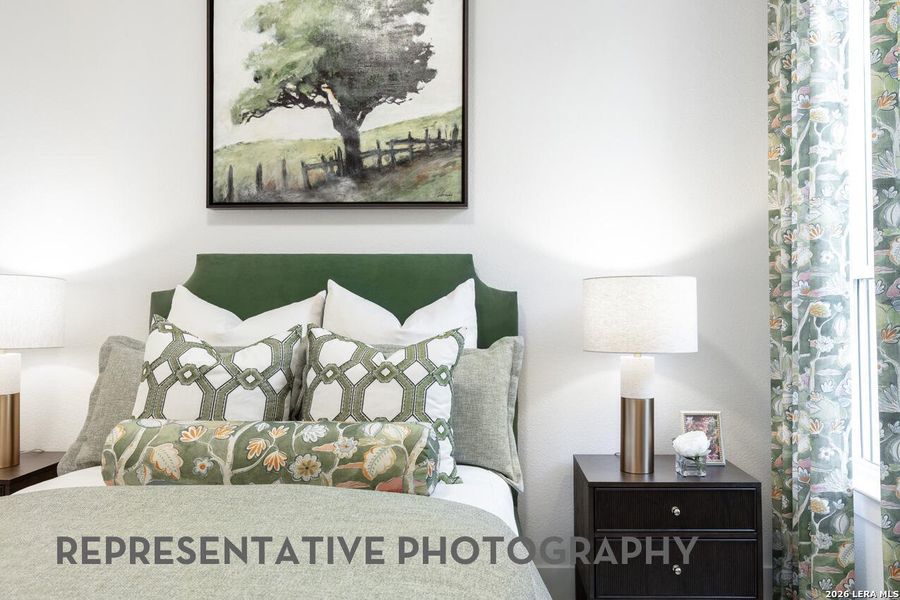 Furnished interior view inside a new home in Davis Ranch, San Antonio (Image 30).