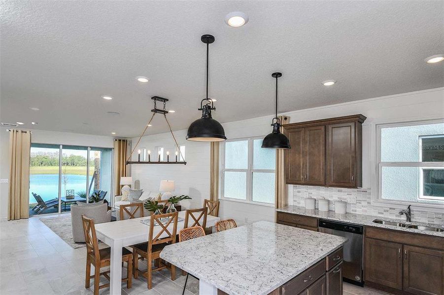 Furnished interior view inside a new home in Del Webb Sunbridge, St. Cloud (Image 12).