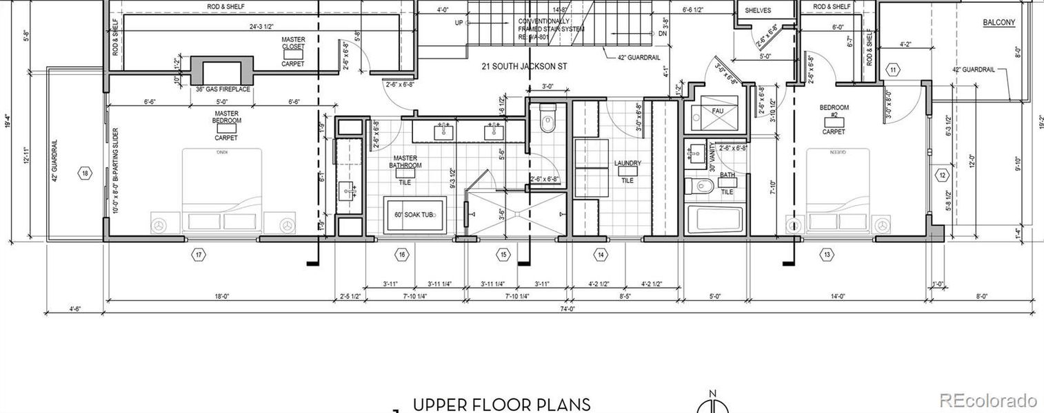 2D floor plan layout of this home in , Denver, CO (Image 4).