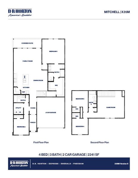 Image 20 representing the Mitchell by D.R. Horton in Presswoods, Splendora, TX. Image 20 representing the Mitchell by D.R. Horton in Presswoods, Splendora, TX.