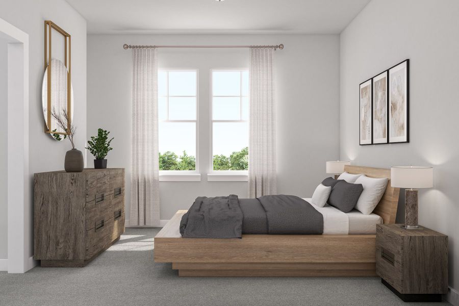 Furnished interior view inside a new home in Park Central, Georgetown (Image 13).