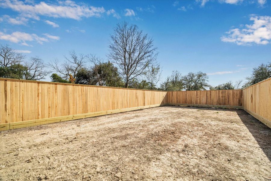 Exterior details and patio area of a home in , Houston (Image 23).