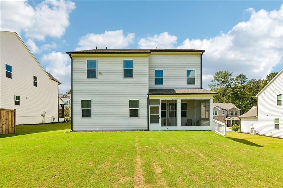Exterior details and patio area of a home in Pine Mountain Park, Kennesaw (Image 21).