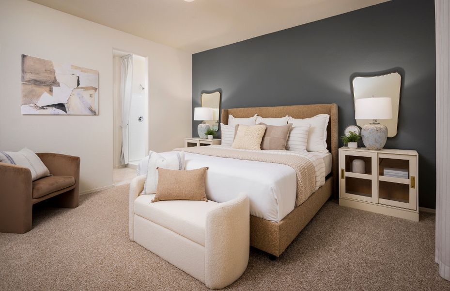 Representative furnished interior of a home built from the Poppy by Pulte Homes in Festival Foothills, Buckeye (Image 8).